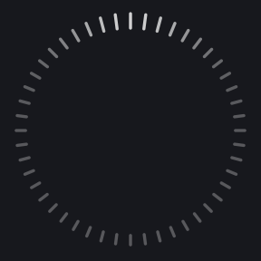 Iris dial scanning and resolving into a green success checkmark